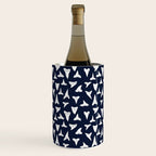 SHARK TEETH PATTERN-navy blue Wine Chiller Gallery Image 3