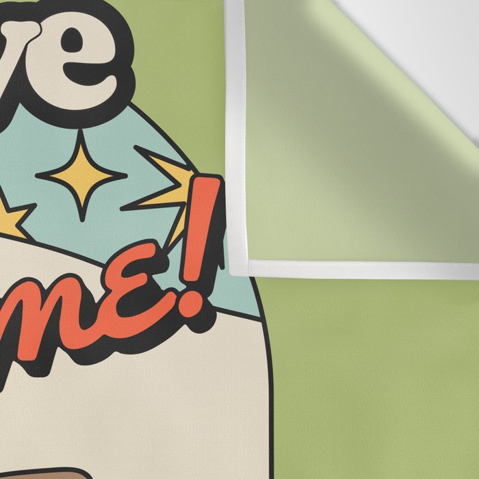 BUNNY STAYS HOME Wall Tapestry Gallery Image 3