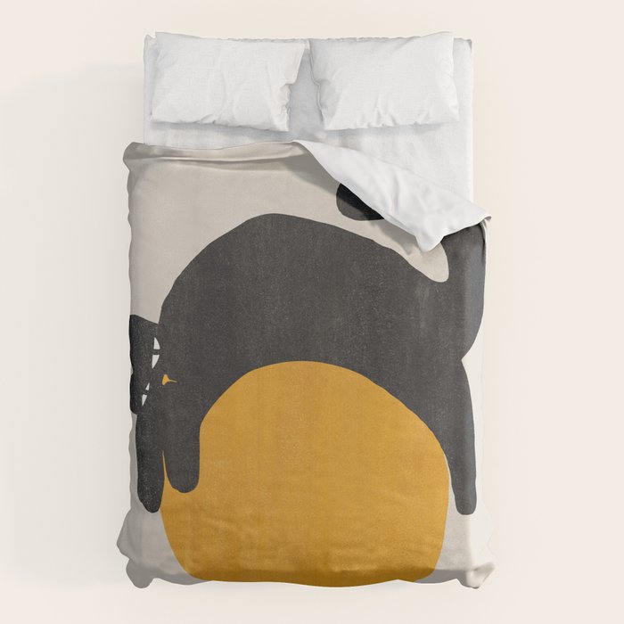 Cat with ball Duvet Cover Gallery Image 1