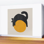 Cat with ball Wall Mural Gallery Image 2