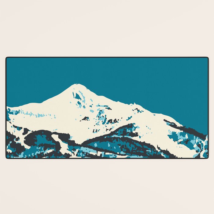 Ski Big Sky Montana Vintage Poster Desk Mat Gallery Image 3