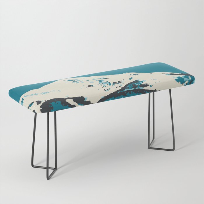 Ski Big Sky Montana Vintage Poster Bench Gallery Image 1