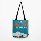 Ski Big Sky Montana Vintage Poster Tote Bag Gallery Image 2