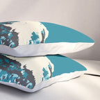 Ski Big Sky Montana Vintage Poster Pillow Sham Gallery Image 3