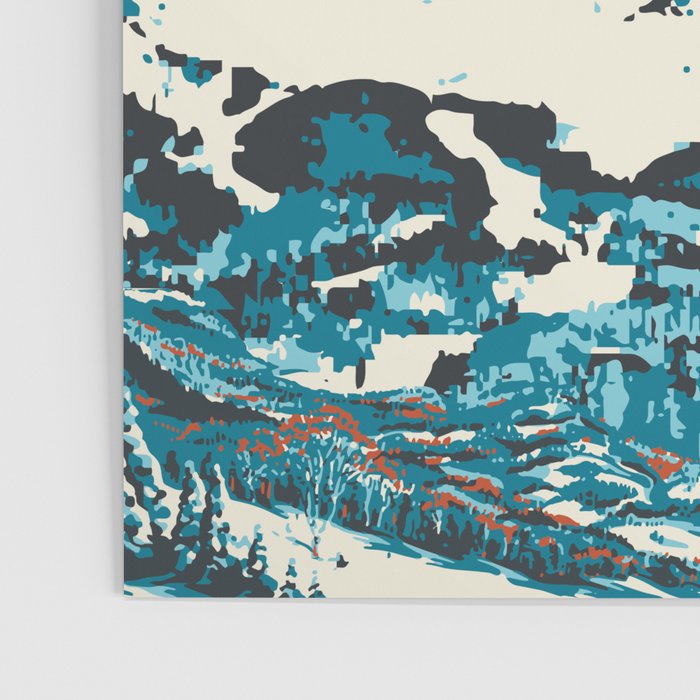 Ski Big Sky Montana Vintage Poster Poster Gallery Image 3