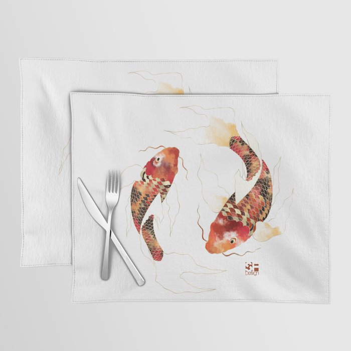 Metallic Koi II-Custom Placemat Gallery Image 1