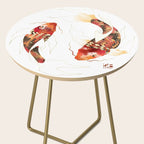 Metallic Koi II-Custom Side Table Gallery Image 2