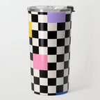 Patchwork: Bauhaus Check Edition Travel Mug Gallery Image 2
