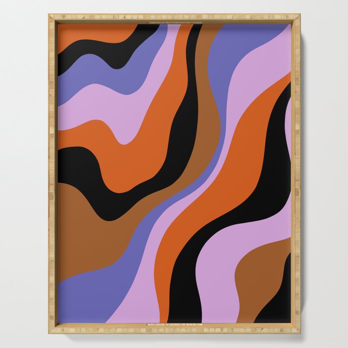 Abstract six Serving Tray Gallery Image 1