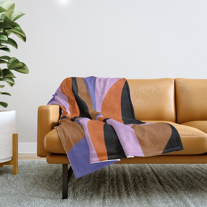 Abstract six Throw Blanket Gallery Image 1
