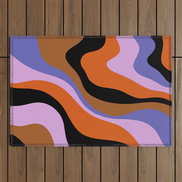 Abstract six Outdoor Rug Gallery Image 1