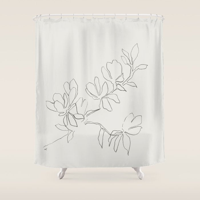 Floral Study no. 4 Shower Curtain Gallery Image 1
