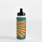 Pine Green & Tangerine: Matisse Paper Cutouts 01 Water Bottle Gallery Image 2