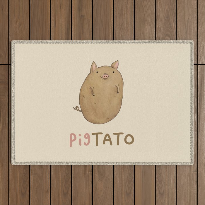 Pigtato Outdoor Rug Gallery Image 1