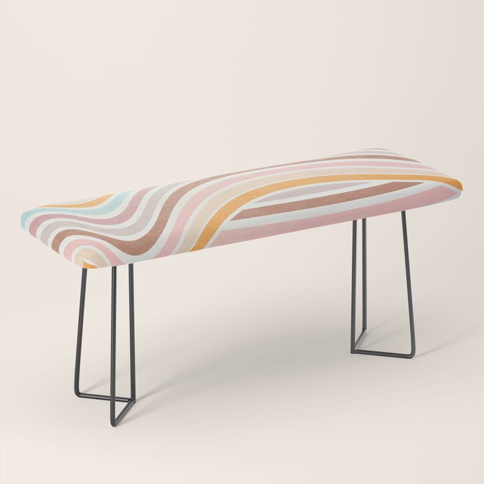 Bowy Pastel Stripes Bench Gallery Image 1