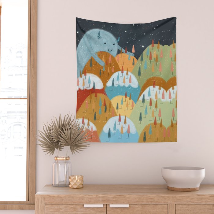 the rainbow forest Wall Tapestry Gallery Image 2