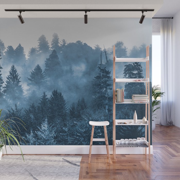 Blue Forest Melody  - 18/365 Wall Mural Gallery Image 1
