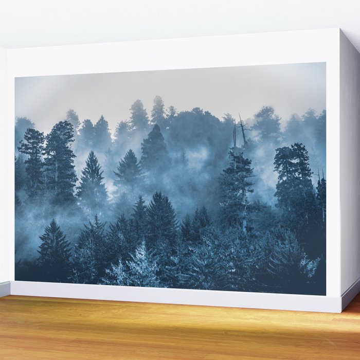 Blue Forest Melody  - 18/365 Wall Mural Gallery Image 2