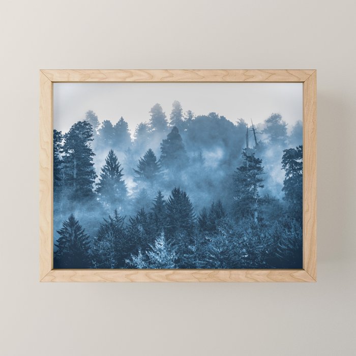 Blue Forest Melody  - 18/365 Mini Art Print Gallery Image 1