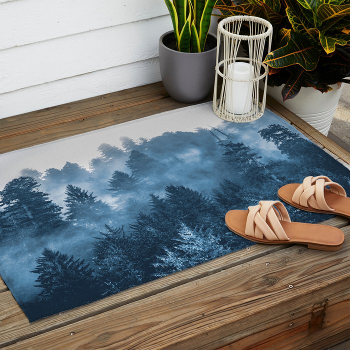Blue Forest Melody  - 18/365 Outdoor Rug Gallery Image 2