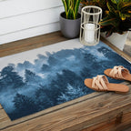 Blue Forest Melody  - 18/365 Outdoor Rug Gallery Image 2