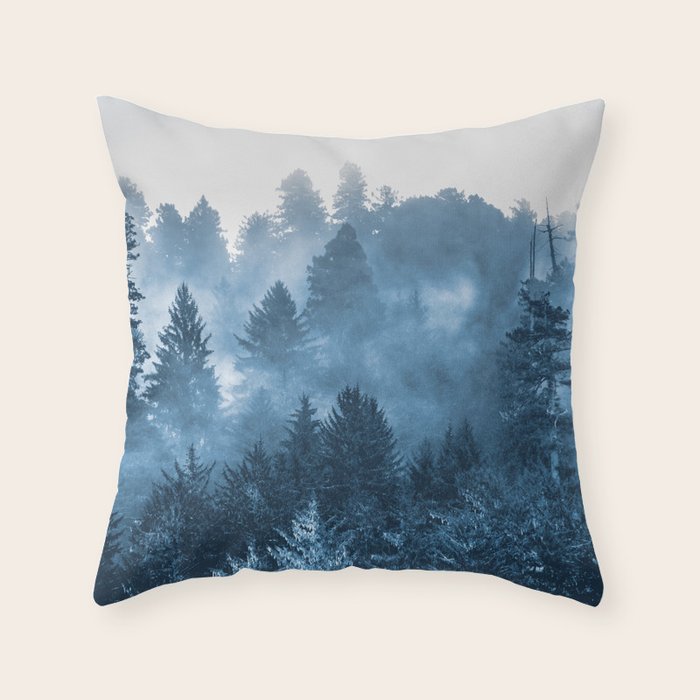 Blue Forest Melody  - 18/365 Throw Pillow Gallery Image 6