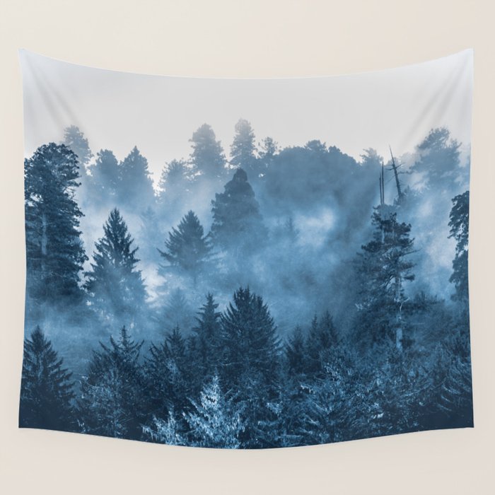Blue Forest Melody  - 18/365 Wall Tapestry Gallery Image 4