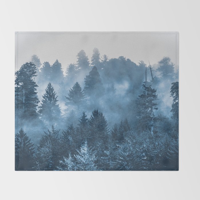 Blue Forest Melody  - 18/365 Throw Blanket Gallery Image 2