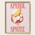 Aperol Spritz: Retro Classic Cocktail 01 Serving Tray Gallery Image 1