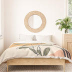 Minimal Line Young Leaves Duvet Cover Gallery Image 3