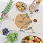 Minimal Line Young Leaves Cutting Board Gallery Image 2