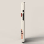 Minimal Line Young Leaves iPhone Case Gallery Image 2