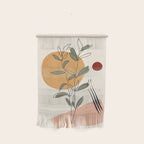 Minimal Line Young Leaves Wall Hanging Gallery Image 1