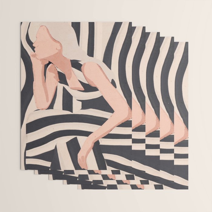 Striped Presence Wrapping Paper Gallery Image 3