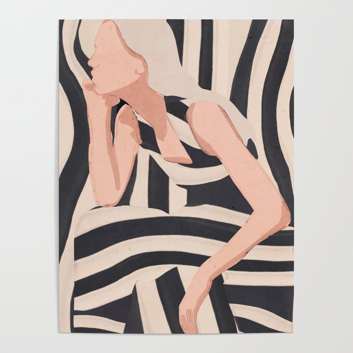 Striped Presence Poster Gallery Image 1