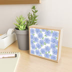 Elegant lavender lilac watercolor hydrangea floral Mini Art Print Gallery Image 2