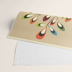 Mid-Century Abstract Branch 02 Wrapping Paper Gallery Image 2