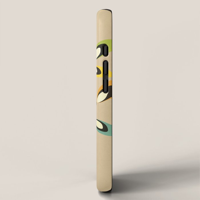 Mid-Century Abstract Branch 02 iPhone Case Gallery Image 2