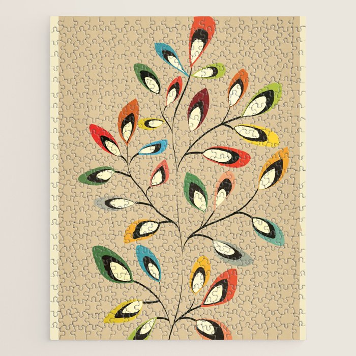 Mid-Century Abstract Branch 02 Jigsaw Puzzle Gallery Image 1