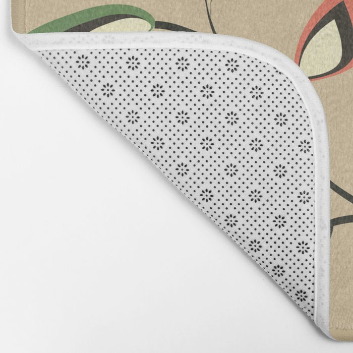 Mid-Century Abstract Branch 02 Bath Mat Gallery Image 2