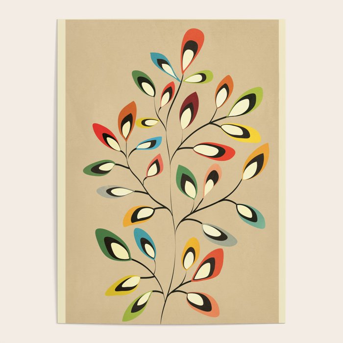 Mid-Century Abstract Branch 02 Poster Gallery Image 4