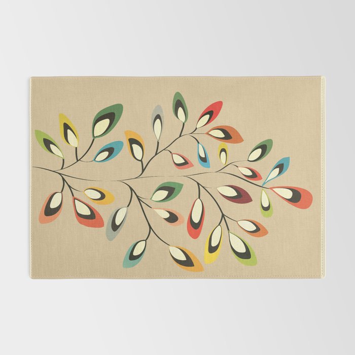 Mid-Century Abstract Branch 02 Rug Gallery Image 2