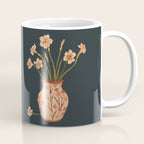 Blush Blooms in Painted Vase Coffee Mug Gallery Image 1