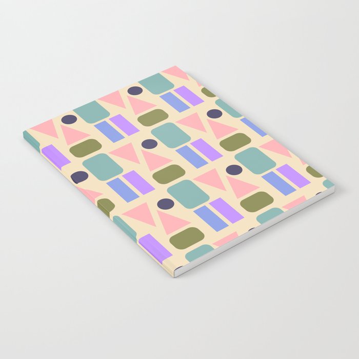 Mid-century Geometric Color Fun Notebook Gallery Image 2