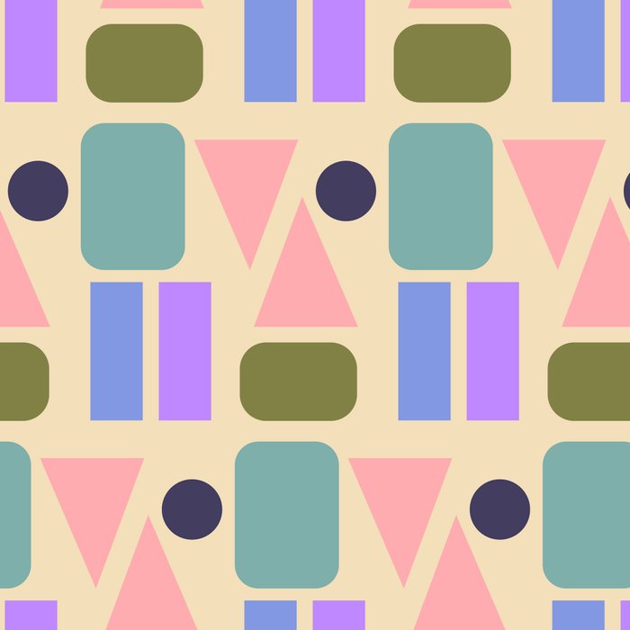 Mid-century Geometric Color Fun Coffee Mug Gallery Image 2