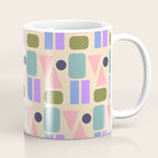 Mid-century Geometric Color Fun Coffee Mug Gallery Image 1