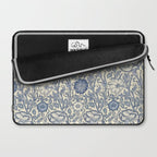 William Morris Pink and Rose China Blue Toile Laptop Sleeve Gallery Image 2