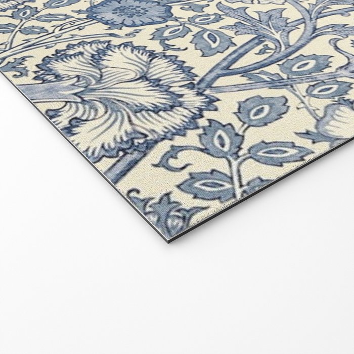 William Morris Pink and Rose China Blue Toile Welcome Mat Gallery Image 2