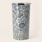 William Morris Pink and Rose China Blue Toile Travel Mug Gallery Image 1