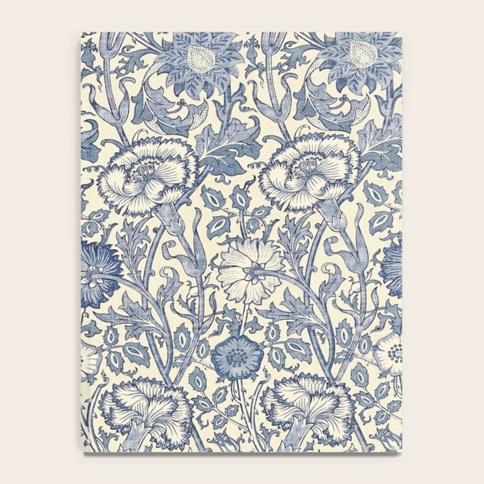William Morris Pink and Rose China Blue Toile Notebook Gallery Image 4